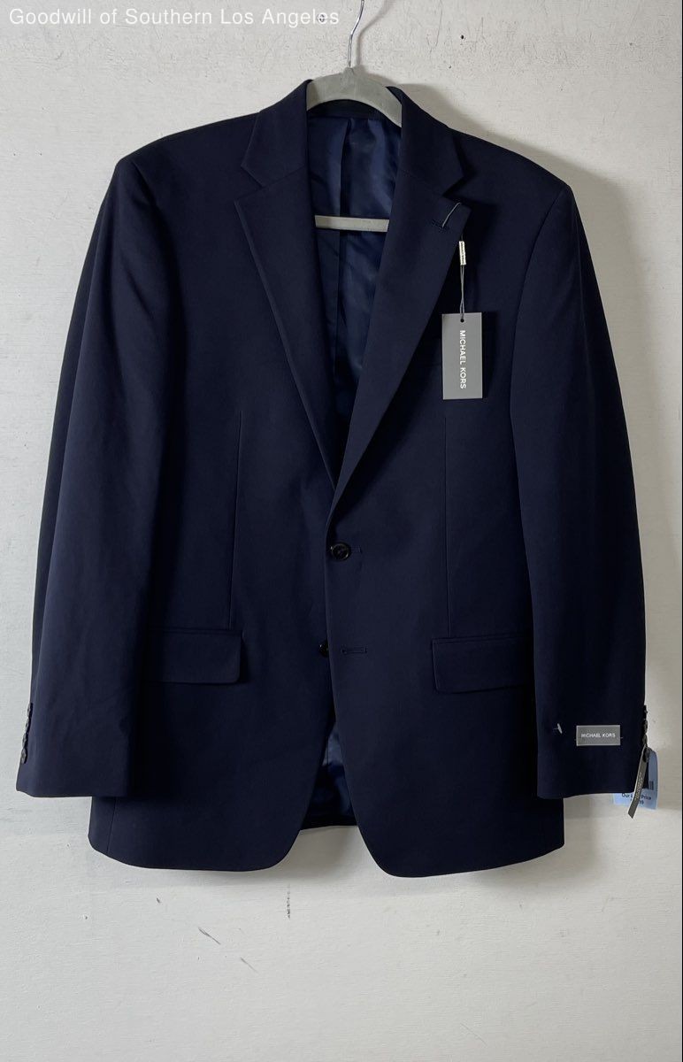 Michael Navy/Solid Jacket - Size 38 - image 1