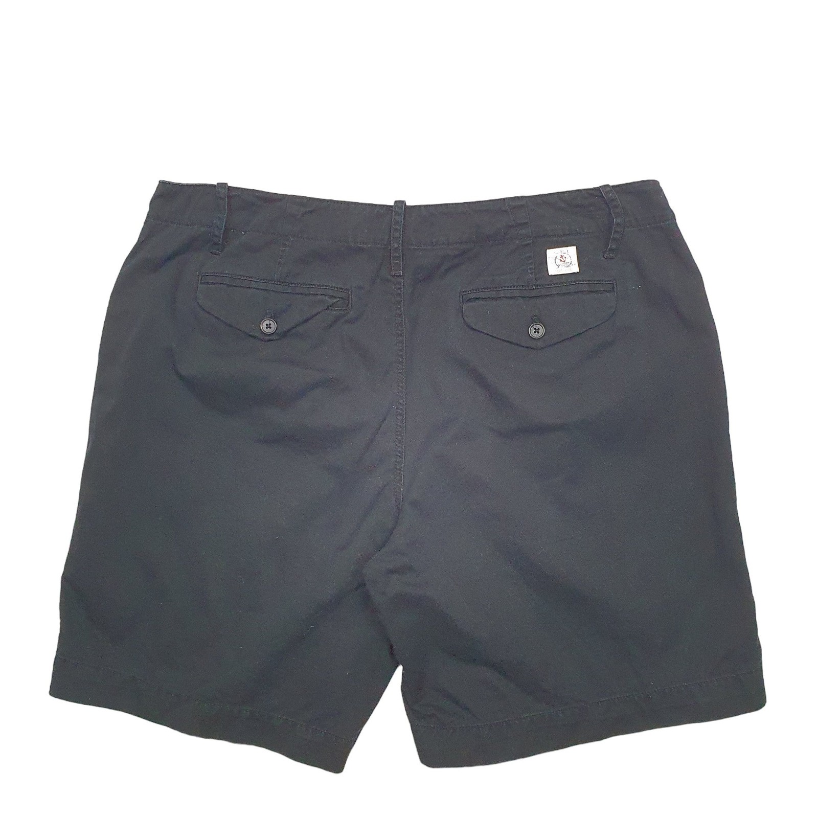 RALPH LAUREN Black Chino Cotton Shorts Womens W36 image 2