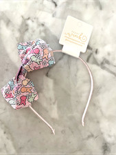 Easter Headband Girls Bunny Sweet Wink New Easter Peeps Tulle Bow Glitter