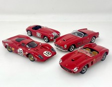 Ferrari 1:43 Diecast Model Car Lot of 4 Best Art Model Made Italy AS IS