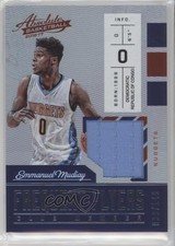 2016-17 Panini Absolute Frequent Flyer Materials 39/149 Emmanuel Mudiay #19 0c3