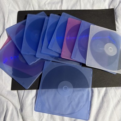 Vintage compact disc digital audio clear case 11Pack 5.2mm CD Case Slim Single 