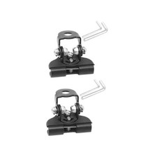 Osilly Car LED Light Bar Mounting Bracket, 2PCS Adjustable Vehicle Pillar Black