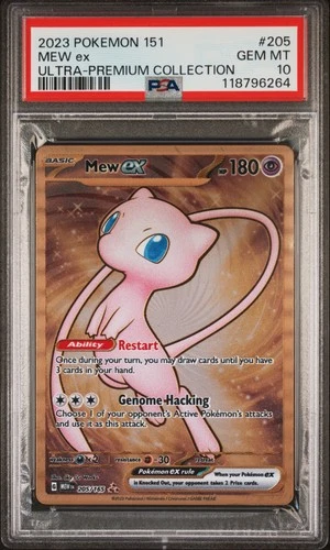 2023 POKEMON 151 ULTRA-PREM COLL #205 MEW EX PSA 10