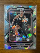 2023 WNBA MVP AJA WILSON Panini PRIZM card collectible | SEE PICS
