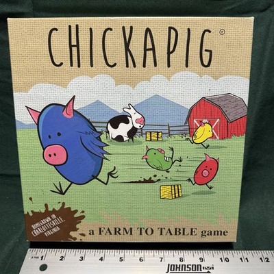 Chickapig - Strategic Family Board Game - Complete - First Edition - Ships Free