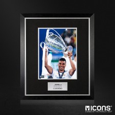 Casemiro Signed Real Madrid Photo Framed Champions League Winner