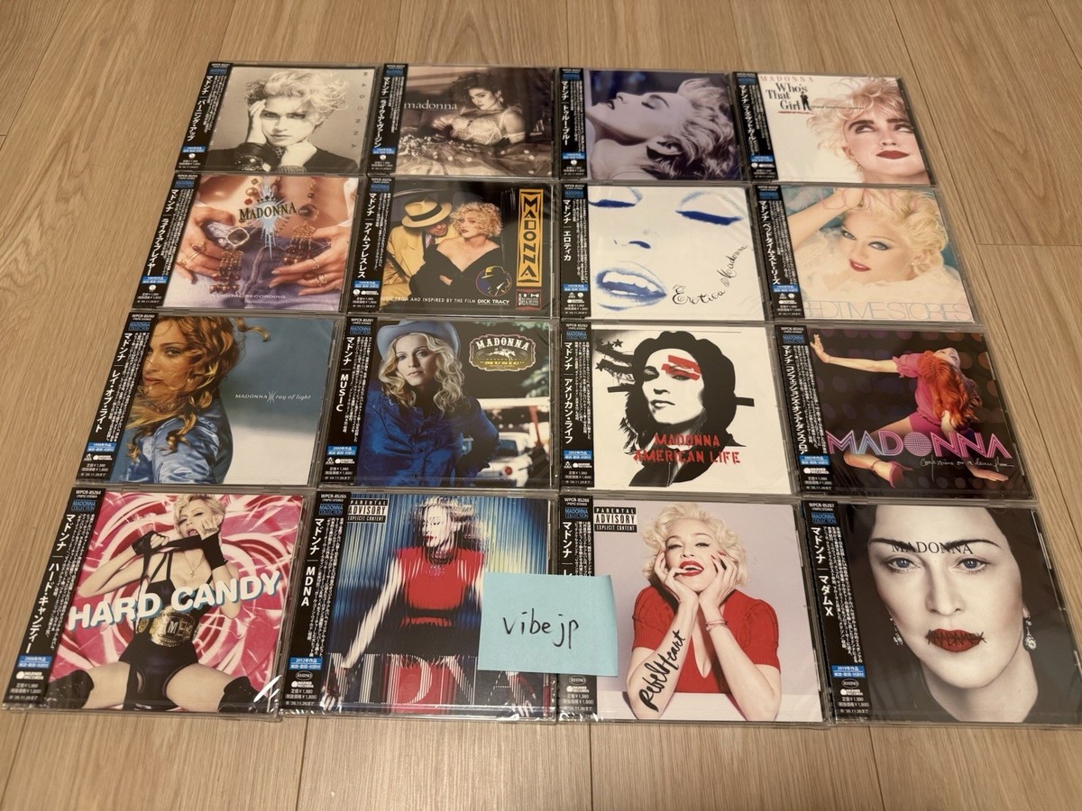 Madonna 紙ジャケットCD 希少！ JAPAN 16 CDS MADONNA 2026 FOREVER YOUNG Japan Limited Japanese