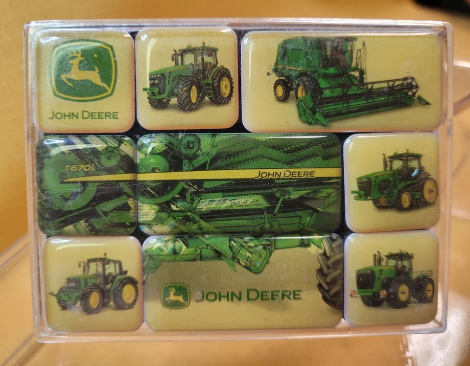 John Deere Magnet-Set "Nostalgie Art" in OVP ausgefallene Edition  sauber - Bild 1 von 4