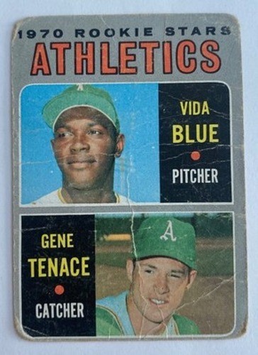 1970 Topps Rookie Stars Athletics Vida Blue Gene Tenace
