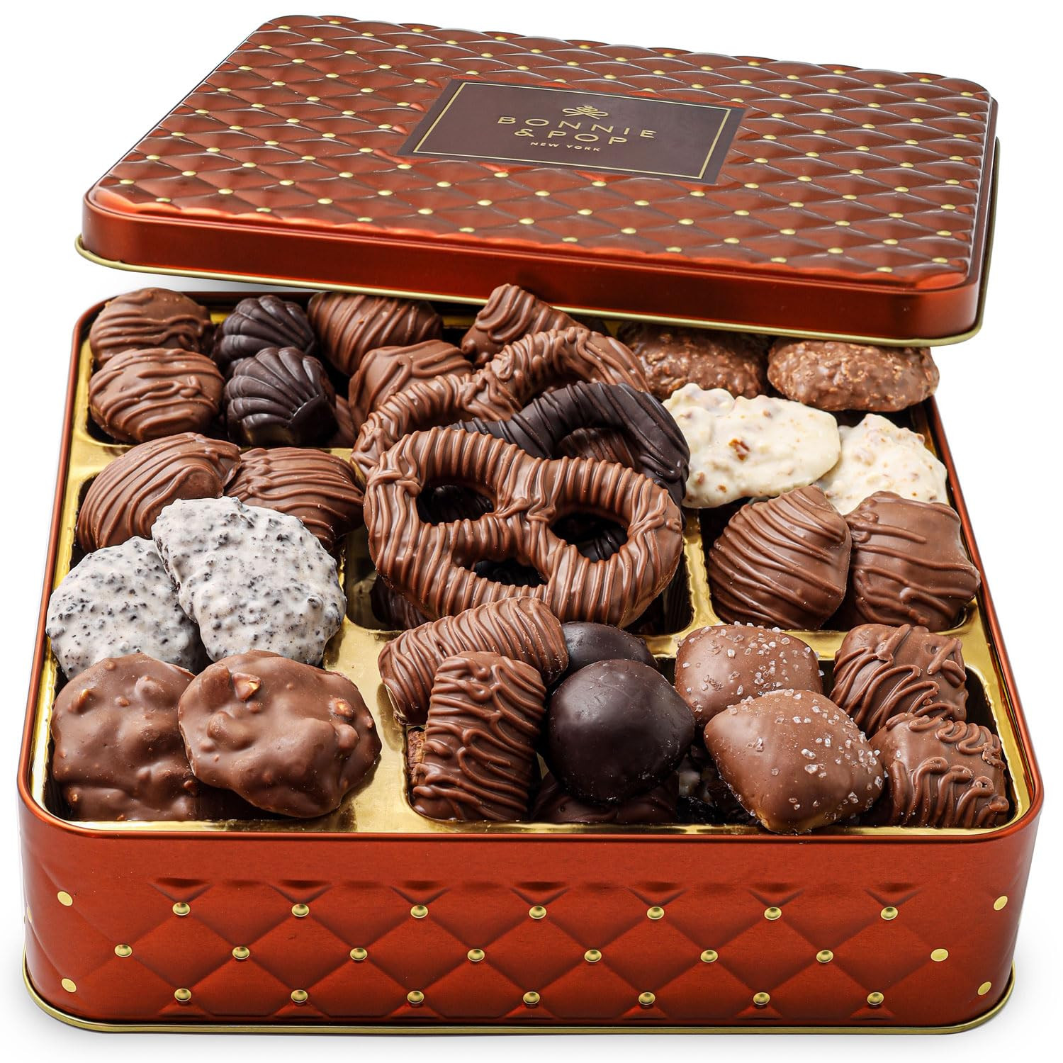 Chocolate Gift Basket, Candy Food Gifts Arrangement Platter, Gourmet Snack Box, 