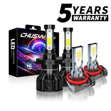 For Honda CR-V CRV Sport Utility 2.4L 2008-2014 LED Headlight + Fog Light Bulbs