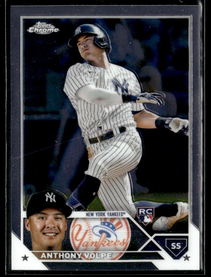 2023 Topps Chrome #4 Anthony Volpe Rookie Card RC