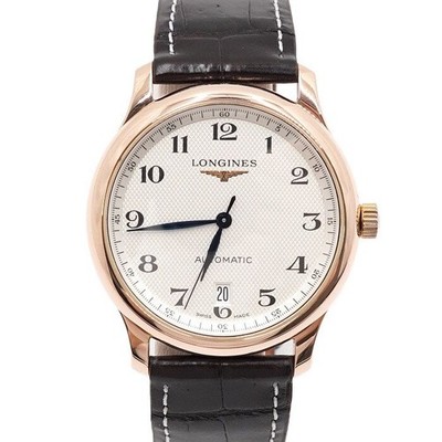 Longines 18K Rotgold Master Collection 385MM Automatik Lederband 154508935
