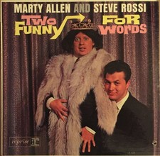 Marty Allen, Steve Rossi - Two Funny For Words (LP) (Very Good Plus (VG+)) - 407