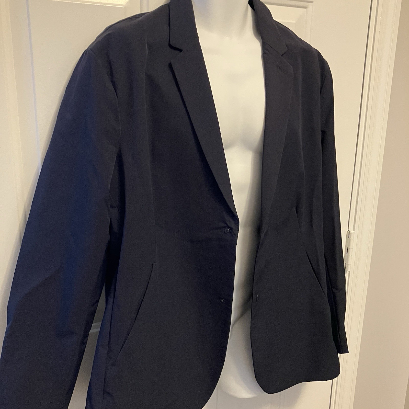 NWT Five Four Los Angeles FF.LA Men's Size XL Navy Blue Nomad Blazer Nylon