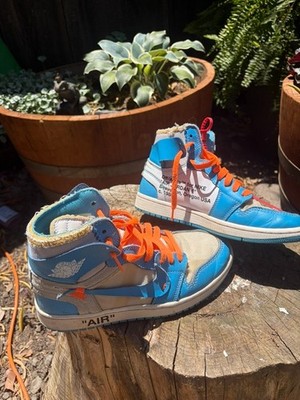 Off White UNC Jordan 1 size M6.5/W8