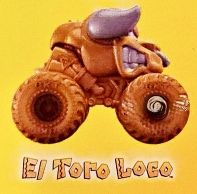 Monster Jam Series 20 Mini Gold El Toro Loco Monster Truck #544 Rare Chase