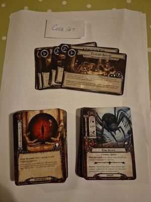Herr der Ringe LCG Core Set - NUR Begegnungs- & Questkarten (ohne Spielerkarten)