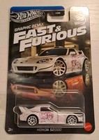 Hot Wheels Honda S2000 Silver Series Fast And Furious Graphic Remix