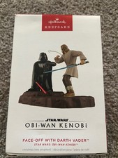2024 Hallmark Star Wars Obi-Wan Kenobi Face-Off With Darth Vader Ornament NEW