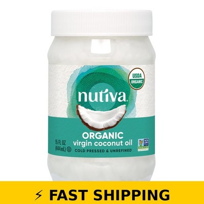Nutiva Organic Virgin Coconut Oil, 15 Fl Oz