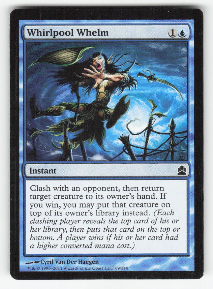 Whirlpool Whelm 69 Common Commander Magic: The Gathering Lightly Played