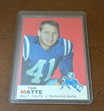 Tom Matte #47 1969 Topps  - Baltimore Colts