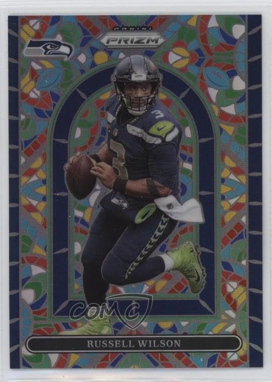 2021 Panini Prizm Stained Glass Russell Wilson #SG-14 0s9t