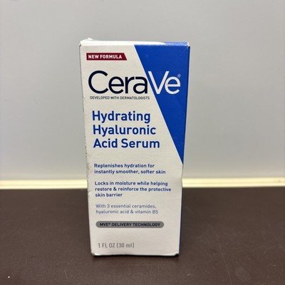 CeraVe Hydrating Hyaluronic Acid Serum 1 Fl Oz (30ml)