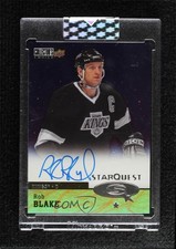 2024 Clear Cut 1997-98 Collector's Choice Starquest Greats Rob Blake Auto 11jd