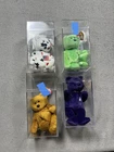Vintage TY Beanie Baby Lot Fuzz Princess Kicks Glory Bear Soccer USA