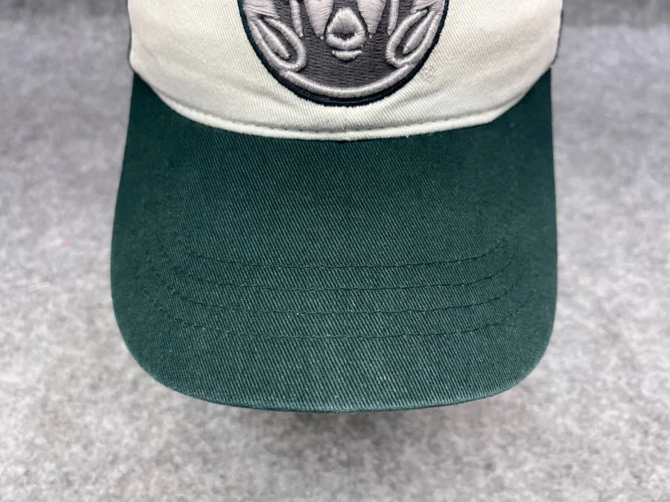 Colorado State Rams Zephyr Hat Cap Strap Back Adult Green White 100% Cotton NCAA - Image 3 of 4