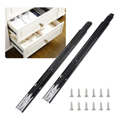 10 Pairs 16 Inch Soft Close Drawer Slides, Heavy Duty Side Mount Cabinet Glid...