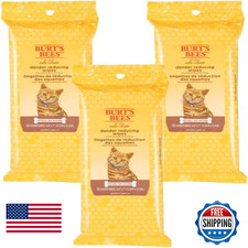 Burt'S Bees For Pets Burts Bees For Pets Cat Dander Remover Wipes Colloidal Oat