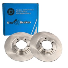 2x RAP BRAKES BREMSSCHEIBEN 274mm BELÜFTET VORNE passend für HYUNDAI H-1 H100 |