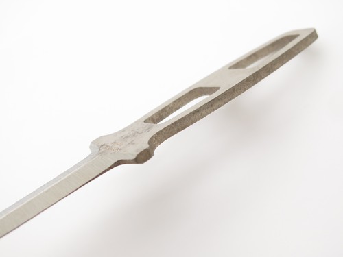 Vtg 80s Kershaw 1006 Amphibian Hattori Seki Japan Dagger Fixed Knife Blade Blank - Picture 6 of 6