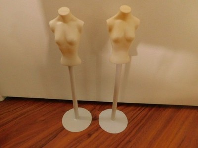 Danbury Mint Two Ivory Dress Form For Danbury Mint 14 In Princess Diana Clothing