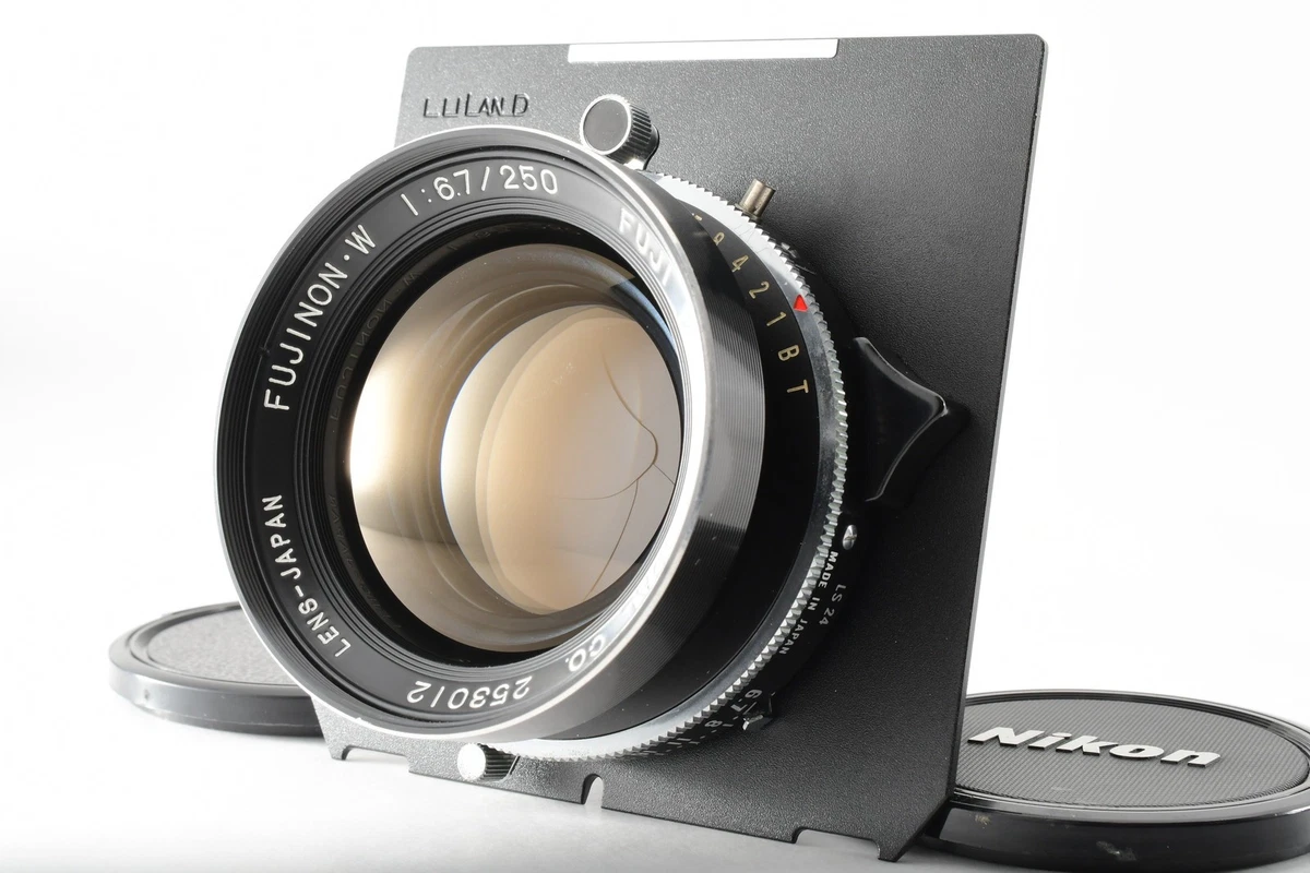 FUJI PHOTO OPTICAL FUJINON・W 250mm F6.3 Fuji Fujinon W 250mm f6.3 Large Format 4x5 Lens Copal Shutter [EXC+]