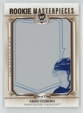 2022-23 UD The Cup Masterpieces Printing Plate Cyan Andrei Kuzmenko RC 1/1