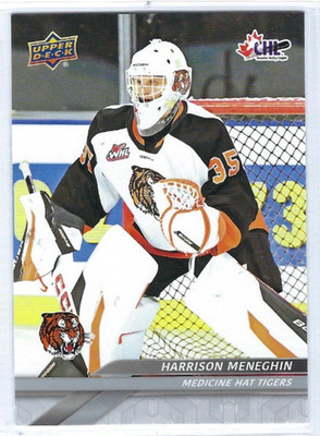 2024-25 Upper Deck CHL #191 Harrison Meneghin (goalie)