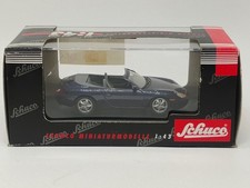 Schuco 1:43 Scale Metallic Blue Porsche 996 Cabriolet