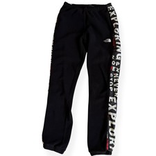 The North Face Black Fleece Pants Youth Large
