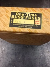 5pcs  Buss NOS-3 Fuses 3 Amp 600 Volts or less NEW!!! Free Shipping I Shelf
