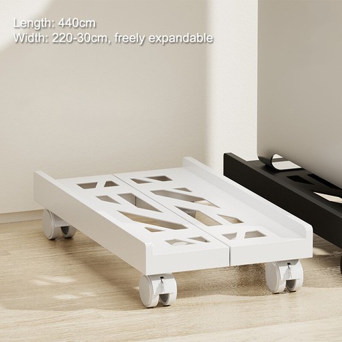 Under Desk Holder Adjustable Mobile CPU Stand Ventilated Computer Tower Stand - Afbeelding 14 van 14