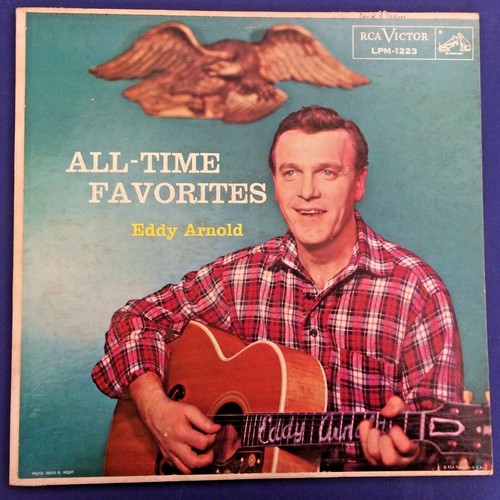 COUNTRY LP-Eddy Arnold - ALL TIME FAVORITES - RCA  VICTOR 1955 Original 12'' - Foto 1 di 4
