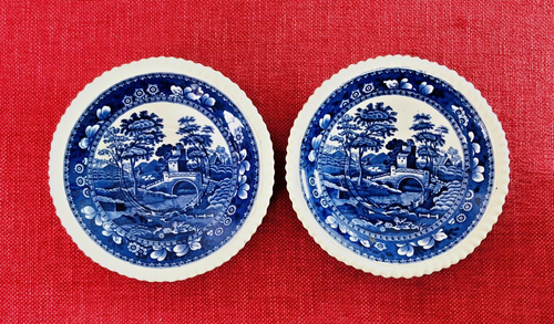 Copeland Spode’s Tower, Blue & White Cups and Saucers - Set of 2 - Picture 9 of 12