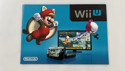 Nintendo Australia Wii U Promotional Booklet Brochure (2013) Wii vs Wii U Compar
