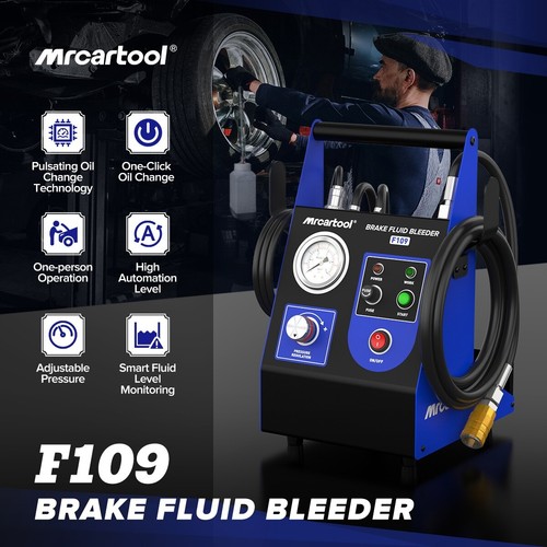 Car Brake Bleeder Bleeding Tool Brake Fluid Extractor Kit 0.5-2.5Bar Adjustable - Picture 2 of 17