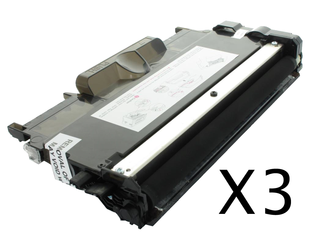 Cartouche Brother DCP 7065DN noir pack de 3 idéale pour le télétravail et les dossiers d'études